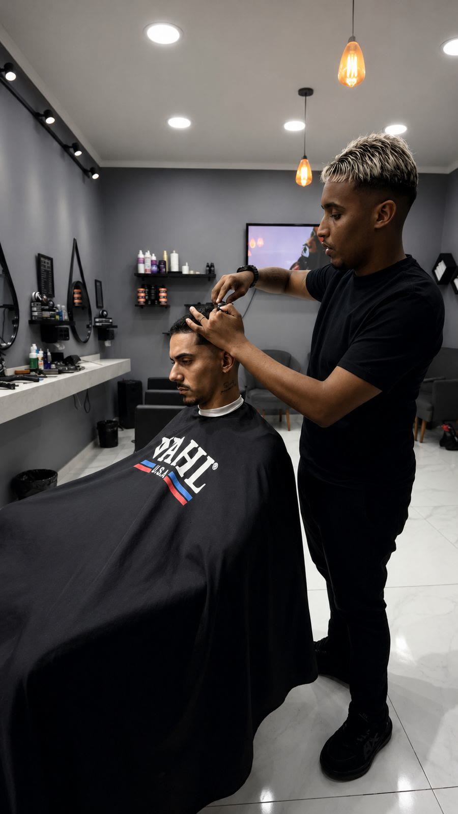Corte em andamento